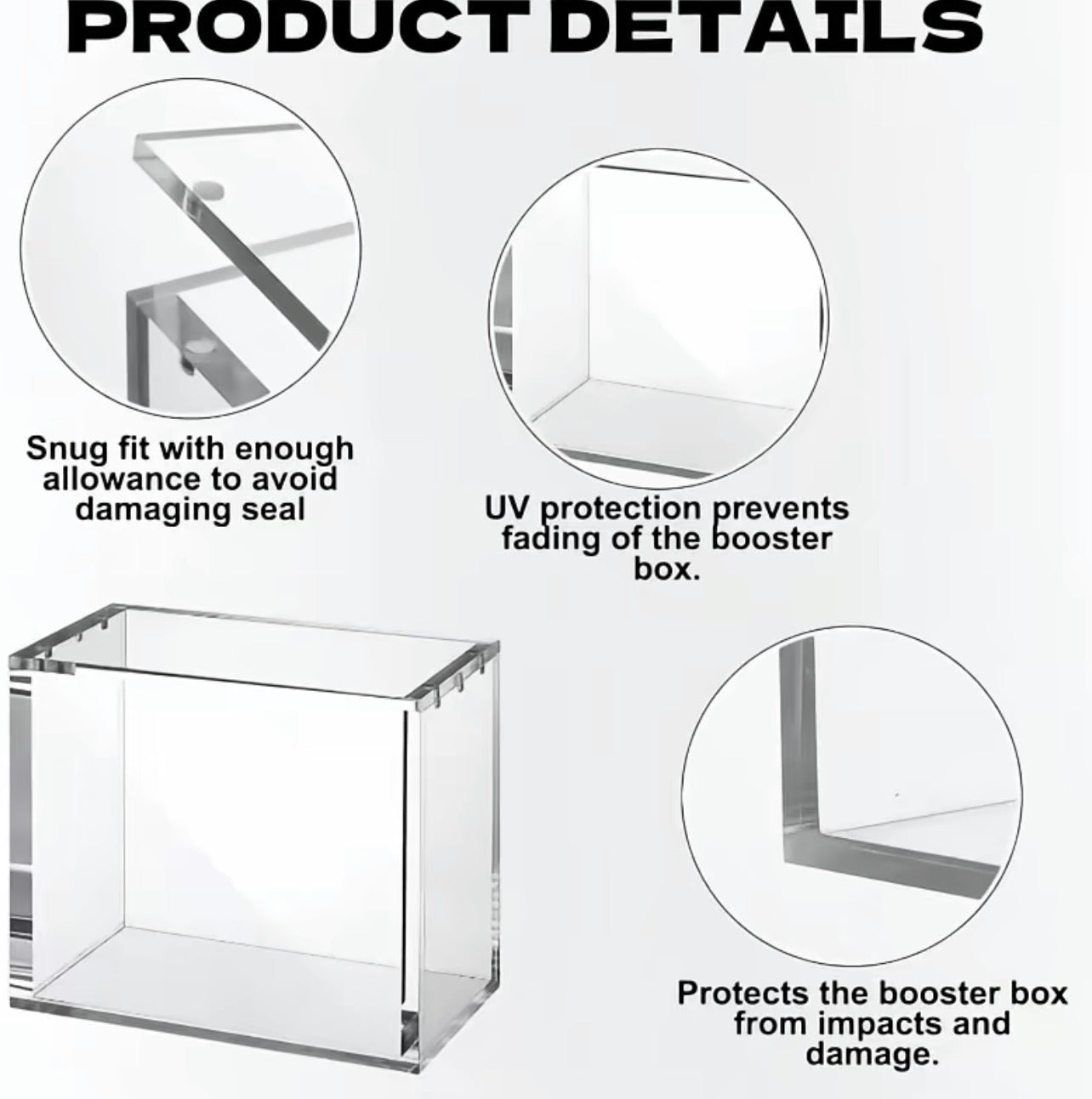 Acrylic magnetic ETB case - Trendeeyz