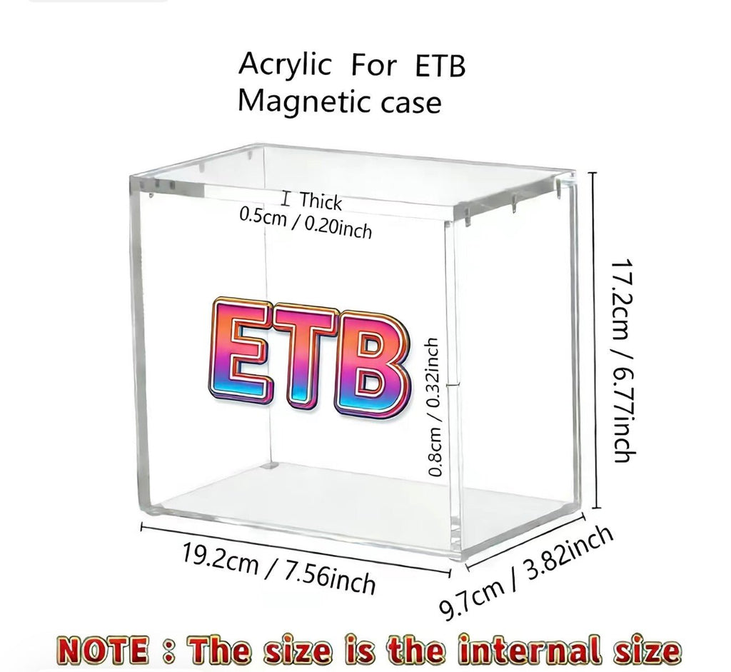 Acrylic magnetic ETB case - Trendeeyz