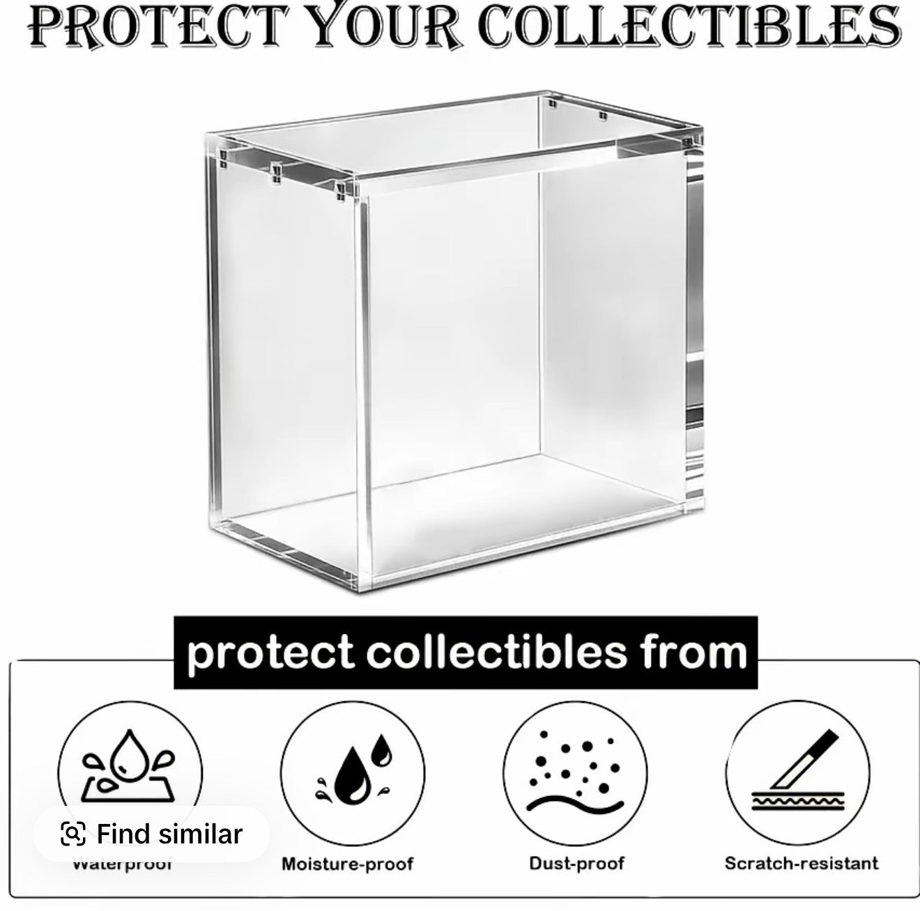 Acrylic magnetic ETB case - Trendeeyz
