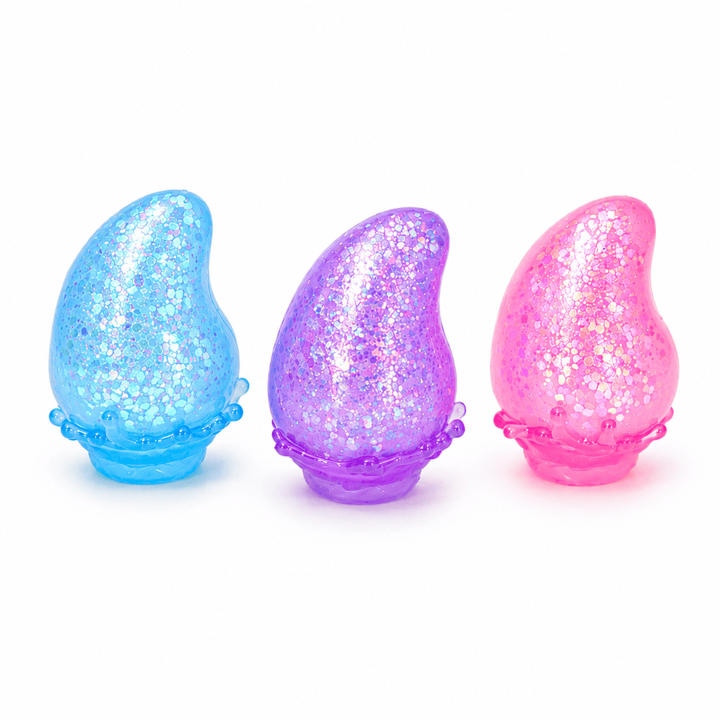 Glittery Tear Drops w/ base - Slow Rise - Trendeeyz
