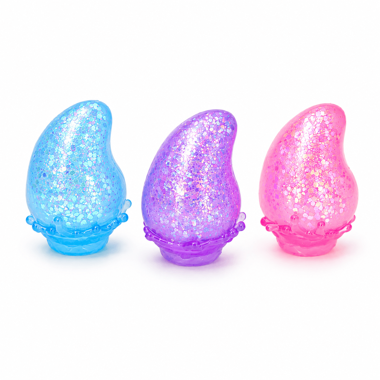 Glittery Tear Drops w/ base - Slow Rise - Trendeeyz
