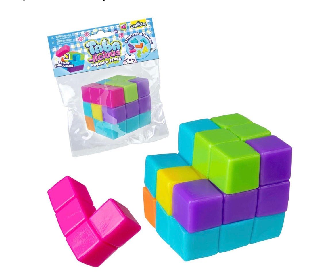 Taba-Licious Squish'N Stack 3-Inch Squeeze Toy - Trendeeyz
